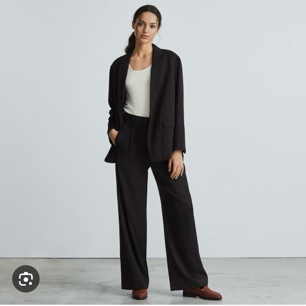Everlane The Way-High Drape Pant Size 2 S NWT Black